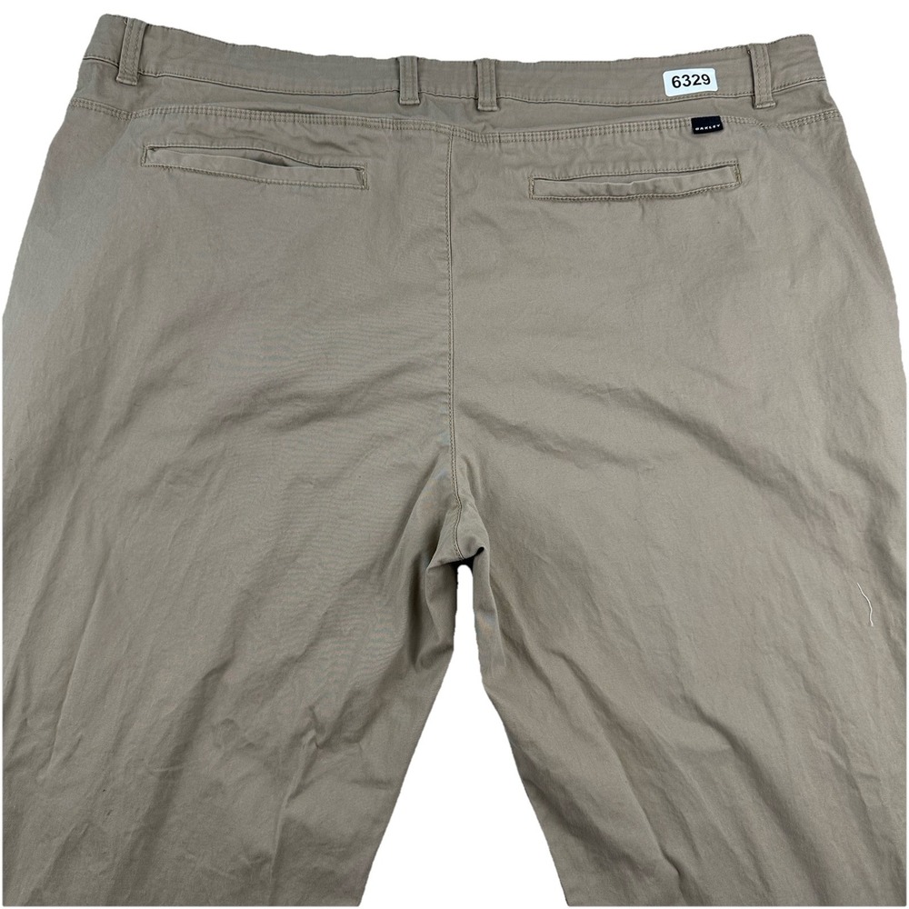 Oakley Hydrolix Golf Pants Mens Regular Fit 40x34 Khaki Stretch Chino FOA400198